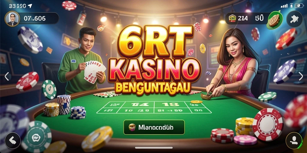 Tampilan gameplay kasino yang seru di 6RT.
