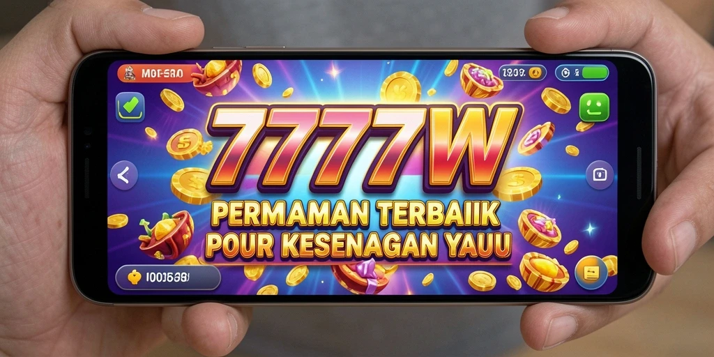 Tampilan grafis memukau dari gameplay slot 7777W.
