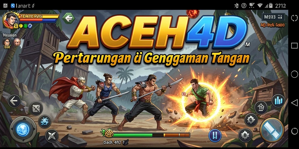 Screenshot ACEH4D menampilkan aksi pertarungan yang seru dan mendebarkan.
