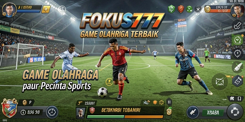 Tampilan seru dan kompetisi dalam aplikasi FOKUS777.