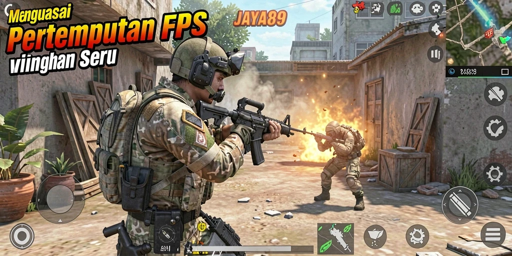 Tangkapan layar dari gameplay mendebarkan JAYA89 yang penuh aksi.