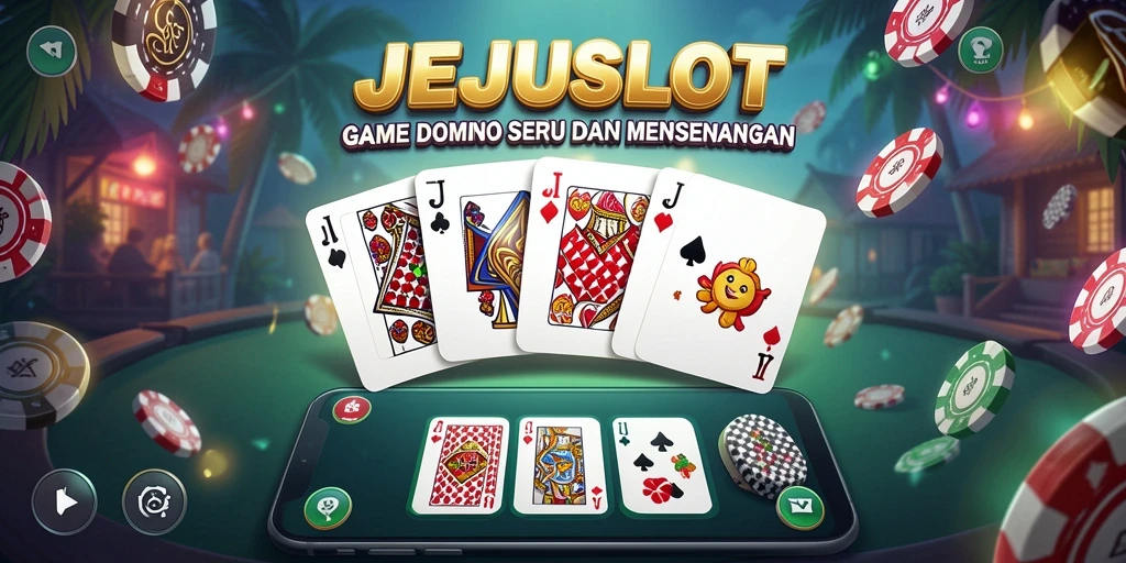 Tampilan gameplay JEJUSLOT yang seru dan interaktif dalam permainan Domino.