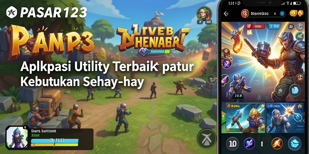 Tampilan utama PASAR123 dengan fitur pengingat dan manajemen keuangan.