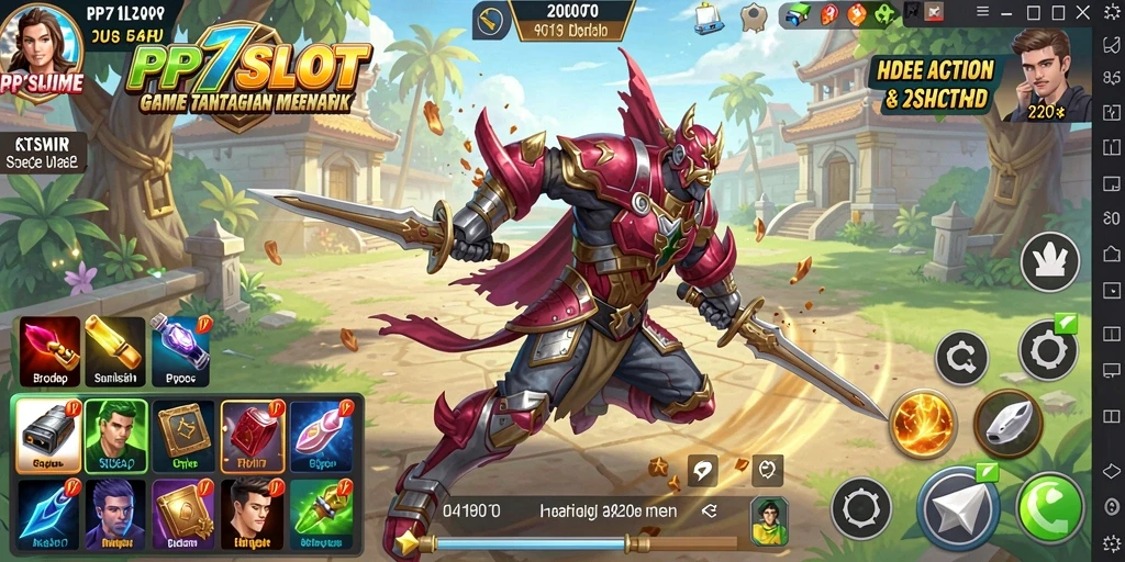 Tampilan gameplay PP7SLOT yang penuh aksi dan seru.