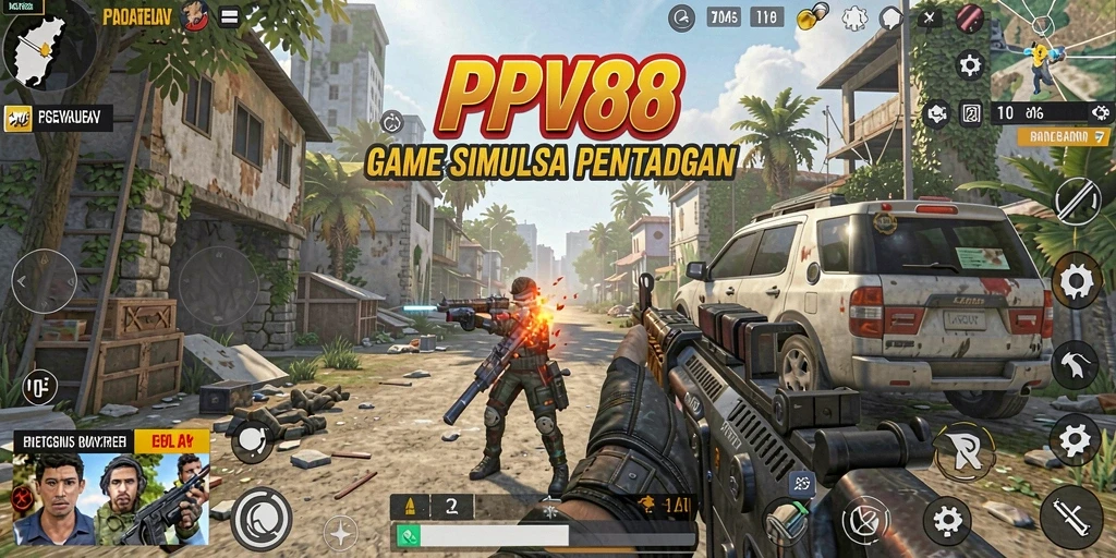 Screenshot utama PPV88 menunjukkan gameplay simulasi yang seru dan interaktif.