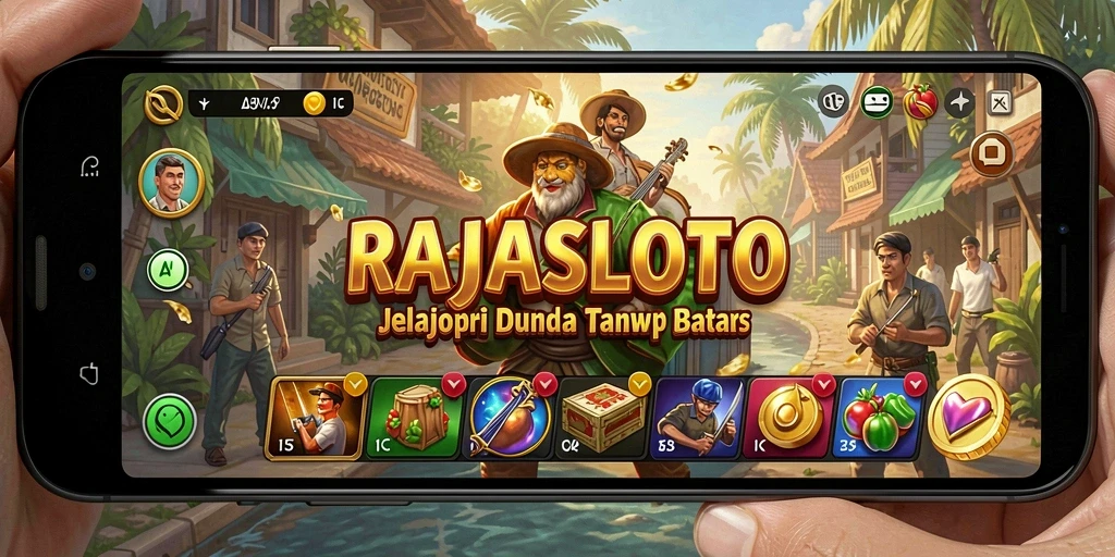 Tampilan gameplay RAJASLOTO yang menakjubkan dengan dunia Open World.